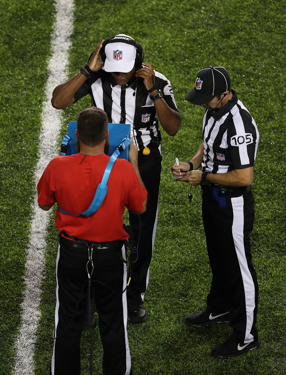 Beginning in 2017, referees started viewing replays on wired, hand-held Microsoft Surface tablets.&#xA;&#xA0;
