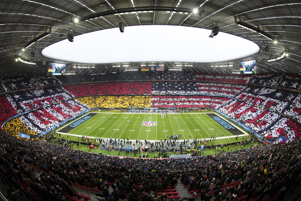 In the 2024 season, the New York Giants and the Carolina Panthers faced off at Allianz Arena in Munich. (AP/Sean Ryan)&amp;nbsp;